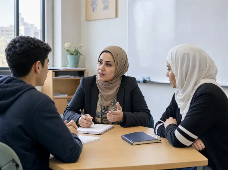 A learning support professional working in a Jordanian educational setting.